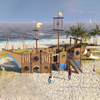 Pirate Ship Theme-Wooden Series Outdoor play equipment