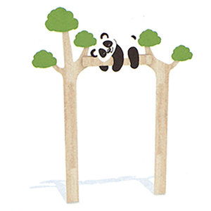 Wooden threshold-wooden playground equipment