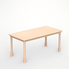 KidsRectangular Activity Table-Plastic wooden furniture