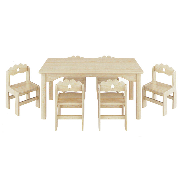 Kindergarten Furniture Collection (table + Chairs)