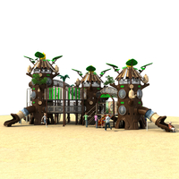 Forest-straw Themed Outdoor Play Equipment