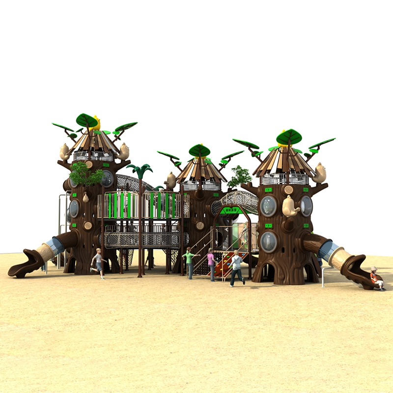 Forest-straw Themed Outdoor Play Equipment