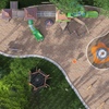 Whimsical Treehouse-Wooden Series Outdoor play equipment