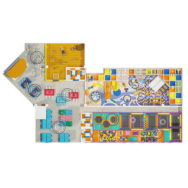 Indoor Amusement Park Combination - Trampoline Park