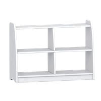 White grid cabinet-wooden home playground equipment