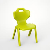 Kids Minimalist Chair-Plastic Kids Study Chair