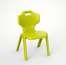 Kids Minimalist Chair-Plastic Kids Study Chair
