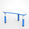 Urved Triangular Activity Kids Table-Plastic
