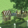 Natural Tree Theme-Themed Playground Equipment Customized Slides