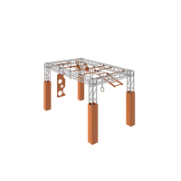 Commercial Custom Forged Iron Frame - Ninja Course