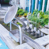Archimedes Screw Water Play Pump-Stainless Steel outdoor playground set