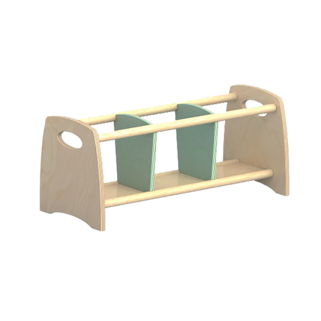 Wooden bookshelf combination-wooden Kindergarten furniture