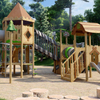 Timber Treehouse Playground - Wooden Playground Equipment