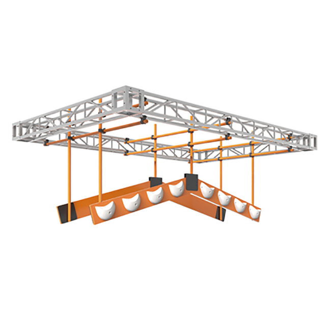 Peak climbing obstacle - Ninja Course Indoor Exercise Equipment