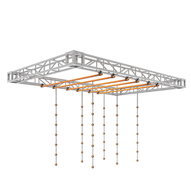 Ball and rope obstacle - Ninja Course Indoor Sports
