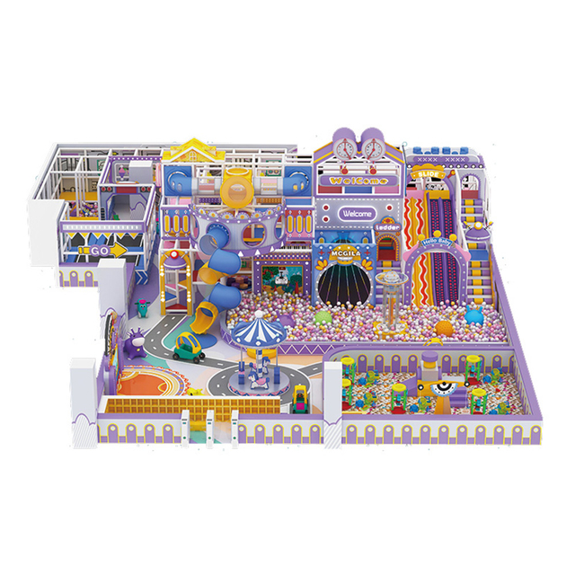 Purple Star Fantasy Castle - Commercial Playground
