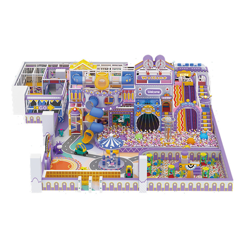 Purple Star Fantasy Castle - Commercial Playground