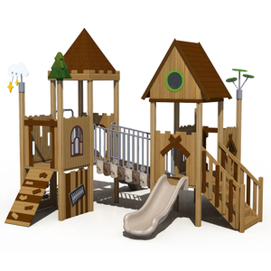 Timber Treehouse Playground - Wooden Playground Equipment