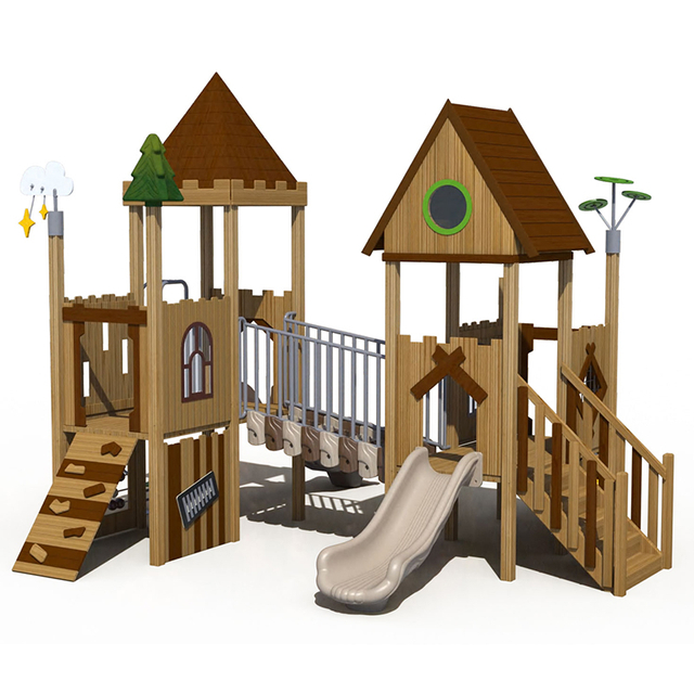 Timber Treehouse Playground - Wooden Playground Equipment