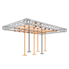UFO Swing Obstacle - Ninja Course Indoor Exercise Equipment