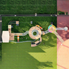 Red Apple Tree House-Customized slides outdoor playground for kids