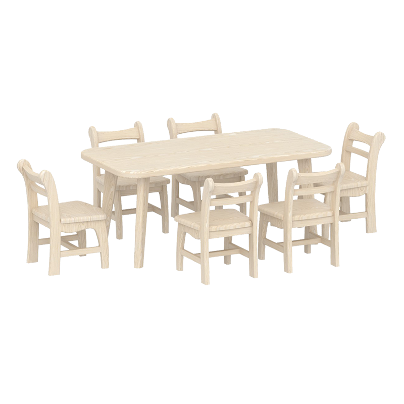 白蜡木长方桌 Kindergarten furniture