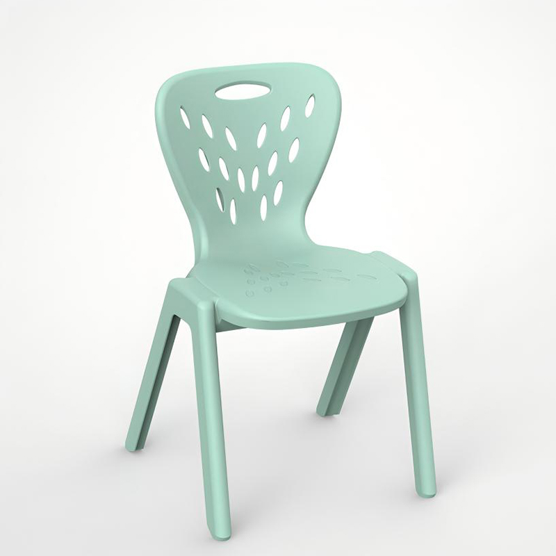 Kids sleek, minimalist Chair-plastic indoor furniture