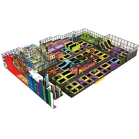 Colorful Super Trampoline Theme Park - Trampoline Park