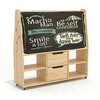 Blackboard cabinet-wooden Kindergarten furniture