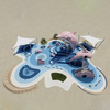 Custom Dolphin Ocean Theme Outdoor Playground FRP Combination Slide Climbing Equipment for Park Resort - Wooden Series