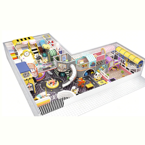 Modern Striped Traffic Town Indoor Play Ground - Commercial Playground 