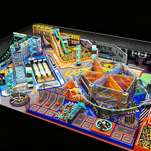 Neon Rush Indoor Adventure Play Park - Commercial Playground