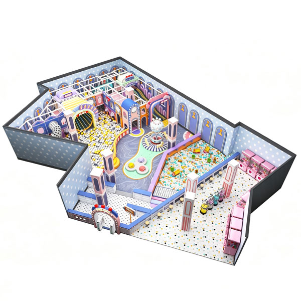 Macaron Mini Town Indoor Soft Playground - Commercial Playground