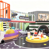 Modern Striped Traffic Town Indoor Play Ground - Commercial Playground 