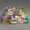 Vibrant Pop Art Town Indoor Play Arena - Commercial Playground 