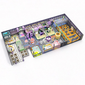 Modern City-themed Indoor Kids Play Park - Commercial Playground