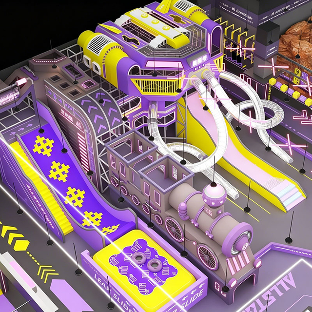 AllStarLight Sci-Fi Indoor Play Complex - Commercial Playground
